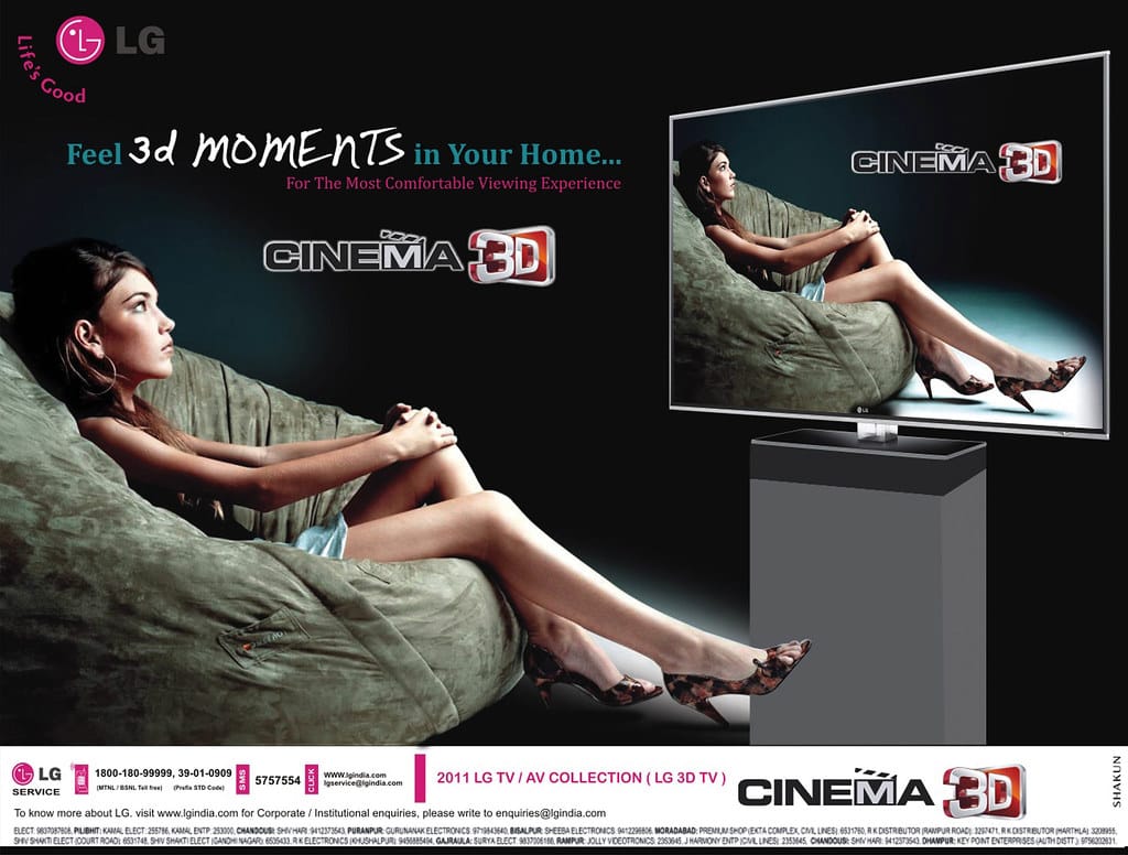 LG Cinema 3D TV Campaign